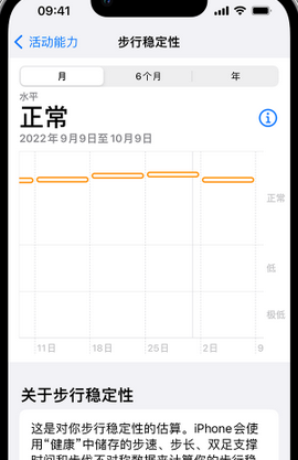 沽源iPhone手机维修如何在iPhone开启'步行稳定性通知'