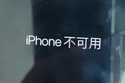 沽源苹果服务网点分享锁屏界面显示“iPhone 不可用”如何解决 